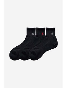 Ponožky Gramicci 3-pack Basic Short Socks pánské, černá barva, SX.M03-black