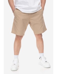 Bavlněné šortky Carhartt WIP béžová barva, I021730-WALL