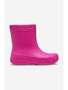 Holínky Crocs Classic Rain Boot růžová barva, 208363.JUICE-JUICE