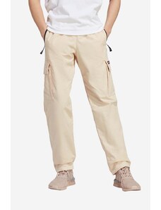 Bavlněné kalhoty adidas Originals Adventure NA Pants béžová barva, jednoduché, HR3506-cream