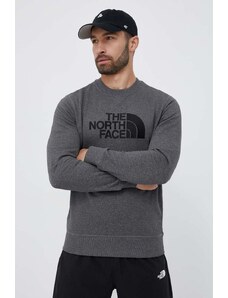 Mikina The North Face pánská, šedá barva, s aplikací, NF0A4T1EDYY1-DYY1