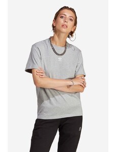 Bavlněné tričko adidas Originals šedá barva, IC1827-grey