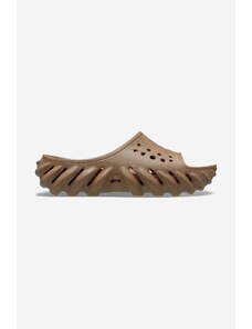 Pantofle Crocs Echo Slide dámské, zlatá barva, 208185.TUMBLEWEED-TUMBL