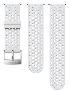 Suunto 24MM ATHLETIC 1 SILICONE STRAP WHITE STEEL