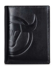 Bullcaptain elegantní kožená peněženka Magnus Černá BULLCAPTAIN QB0203Vs1
