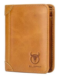 Bullcaptain elegantní kožená peněženka Gerold Camel BULLCAPTAIN QB031Vs1