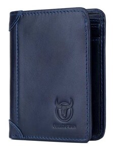 Bullcaptain elegantní kožená peněženka Gerold Modrá BULLCAPTAIN QB031Vs3