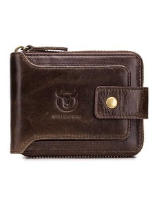 Bullcaptain elegantní kožená peněženka Phocas Hnědá BULLCAPTAIN QB231s3