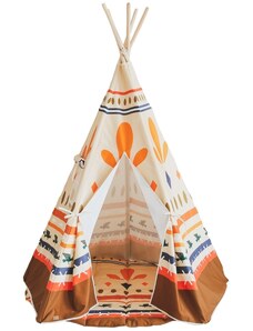 Moi Mili Barevný bavlněný teepee stan Native vibe 170 x 120 cm