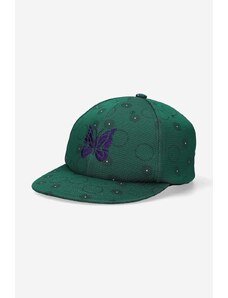 Kšiltovka Needles Baseball Cap Poly Jq zelená barva, vzorovaná, LQ035.GREEN-Green