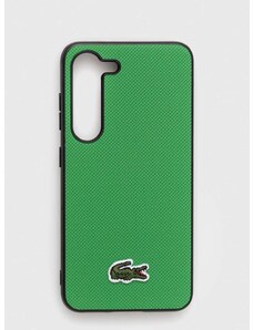 Obal na telefon Lacoste Galaxy S23 zelená barva