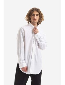 Košile Engineered Garments bílá barva, regular, s límečkem button-down, 22S1A001-ET002