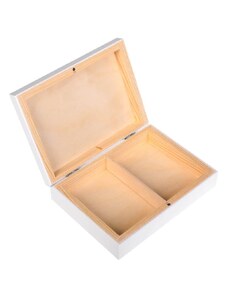 Fenwit Dřevěná krabička s magnetem - bílá