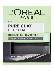 L´Oréal Pure Clay Detox Mask - Intenzivní čisticí rozjasňující maska 50 ml