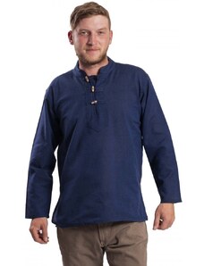 Košile Nepál / ETNO KURTA tmavě modrá
