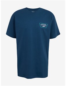 Tmavě modré pánské tričko VANS Full Patch - Pánské