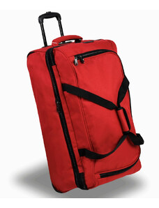 Cestovní taška na kolečkách Rock In 88l + - červená