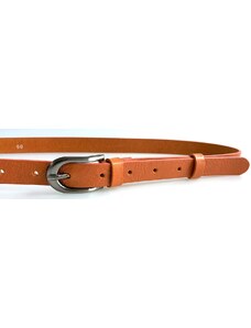 Penny Belts - Jaroměř Oranžový kožený dámský opasek Penny Belts