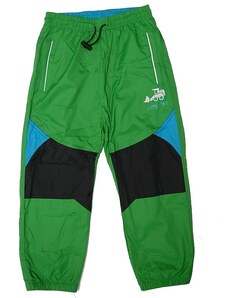 Dětské šusťákové kalhoty Kugo K601 zelené