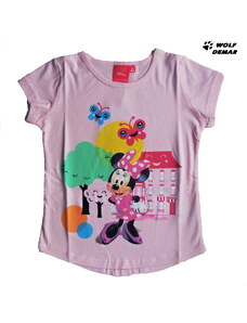 Dívčí tričko SETINO 210 Minnie spring růžové