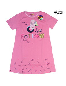 Dívčí noční košile KUGO MP1503 růžová