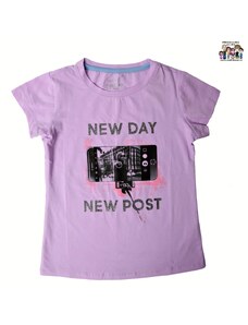Dívčí tričko WOLF S2212B fialové
