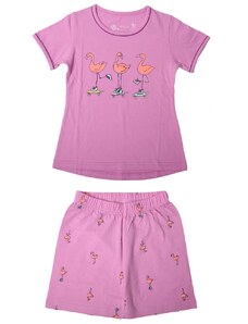 Dívčí letní pyžamo WOLF S2265 světle růžové
