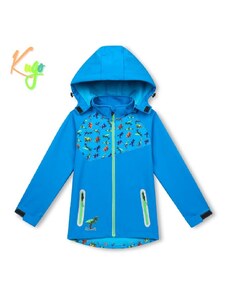 Chlapecká softshellová bunda bez zateplení Kugo HK3123, modrá