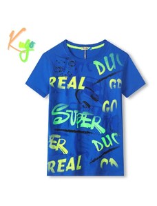 Chlapecké tričko kr.r. KUGO TM8576, modré