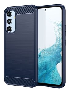 IZMAEL.eu Pouzdro Carbon Bush TPU pre Samsung Galaxy A54 pro Samsung Galaxy A54 modrá