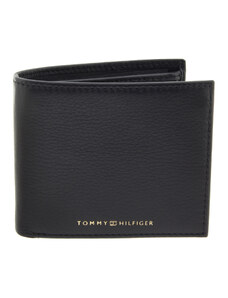TOMMY HILFIGER Pánská černá kožená peněženka AM0AM10990-BDS-632