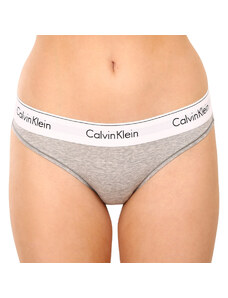 Dámské kalhotky Calvin Klein šedé (F3787E-020)