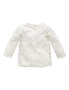 Pinokio Kids's Lovely Day Babyblue Wrapped Baby Jacket