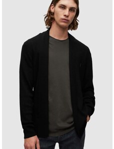 Vlněný svetr AllSaints černá barva