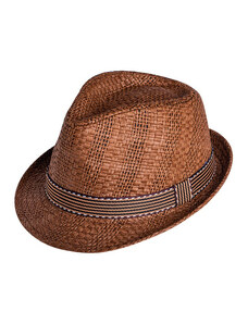 Karfil Hats Unisex letní klobouk Luc hnědý