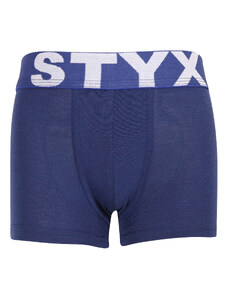 Dětské boxerky Styx sportovní guma tmavě modré (GJ968) 6-8