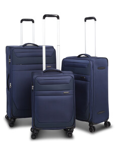 WORLDPACK Sada kufrů Dublin Navy Blue 3-set