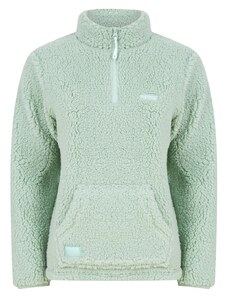 Navitas Mikina Womens Sherpa Pullover Light Green