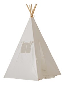 Moi Mili Bílý bavlněný teepee stan Navajo 170 x 130 cm