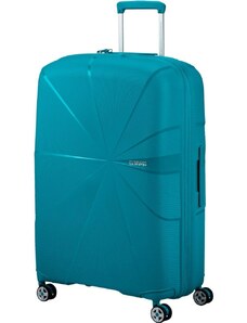 American Tourister Skořepinový cestovní kufr StarVibe L EXP 100/106 l tyrkysová
