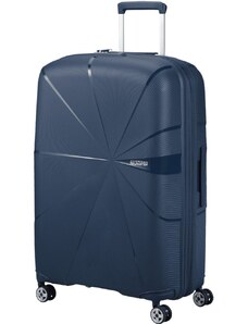 American Tourister Skořepinový cestovní kufr StarVibe L EXP 100/106 l tmavě modrá