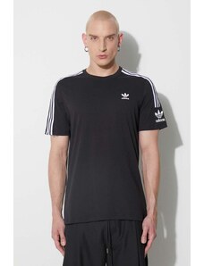 Bavlněné tričko adidas Originals černá barva, s aplikací, IA6344-BLACK