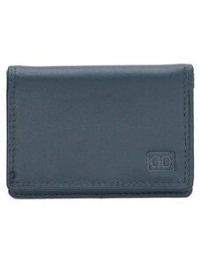 Double-D Modrá malá kožená peněženka "Merry"