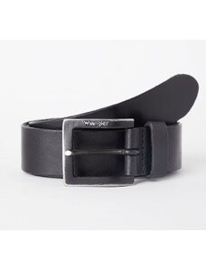 Kožený opasek WRANGLER W00108100 112125430 KABEL BUCKLE BELT Black