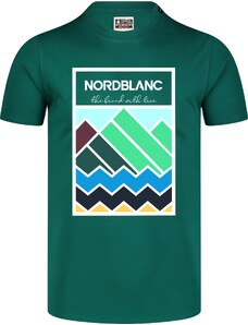 Nordblanc Zelené pánské bavlněné tričko COLOUR