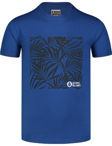 Nordblanc Modré pánské bavlněné tričko REEDS
