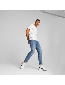 Puma ESS+ LOGO POWER AOP Tee white