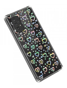 Pouzdro MFashion Samsung Galaxy A33 5G - průhledné - Srdce