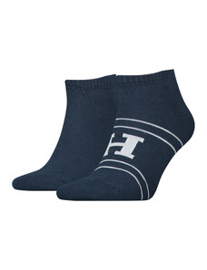 TOMMY HILFIGER Pánské modré ponožky 2 páry 701224100-2P-002