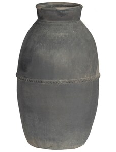 Hoorns Šedá keramická váza Panop 51 cm
